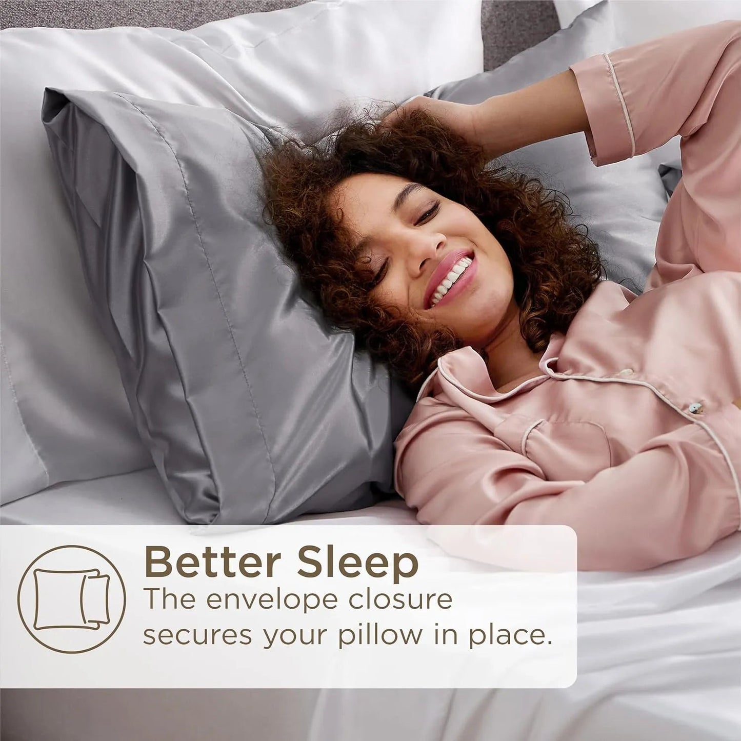 Luxury Silk Pillowcase Set for Hair & Skin, Multiple Colors - Lexians