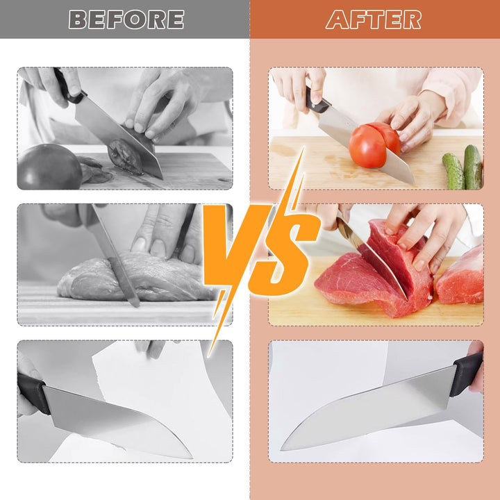 Manual Diamond Roll Knife Sharpener for Precision Cutlery - Lexians