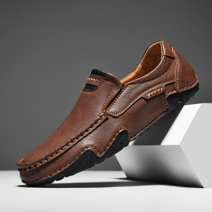 Men's comfort shoes: slip-on loafers with a flexible sole, great for all-day wear