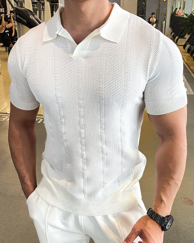 Ice Silk Short Sleeve Polo for men, designed for ultimate comfort and performance