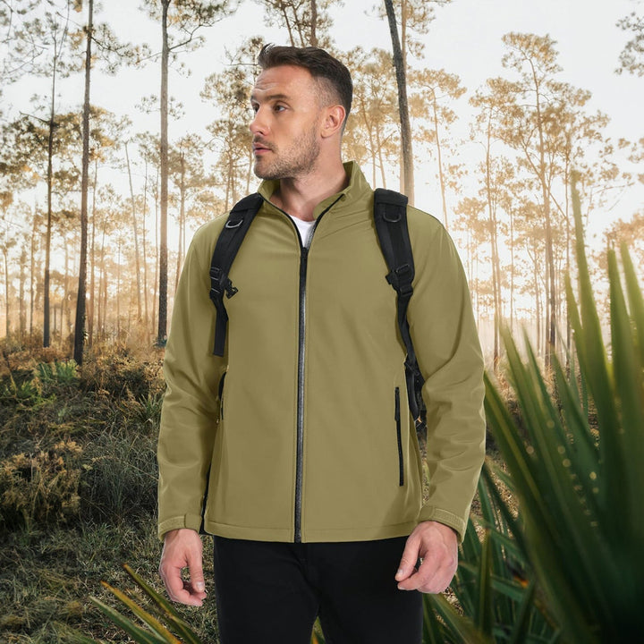 Men's spring jacket: a lightweight bomber in classic black, perfect for transitional weather.