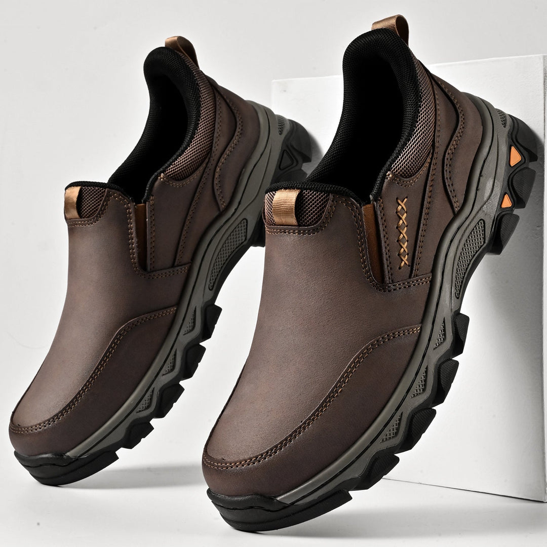 Orthopedic men's casual slip-on shoes, designed for active walking