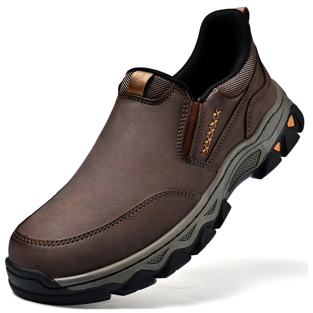 Men's slip-on orthopedic walking shoes, designed for pain relief and comfort