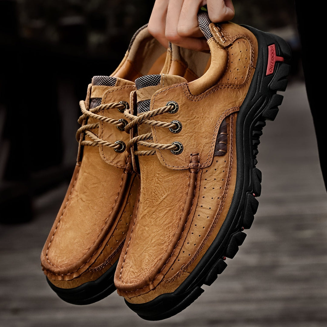 Stylish Men's Orthopedic boots, comfort lace-up design, perfect for casual wear and support