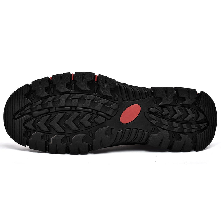 High-quality men's comfort boots, orthopedic features, and classic lace-up leather construction