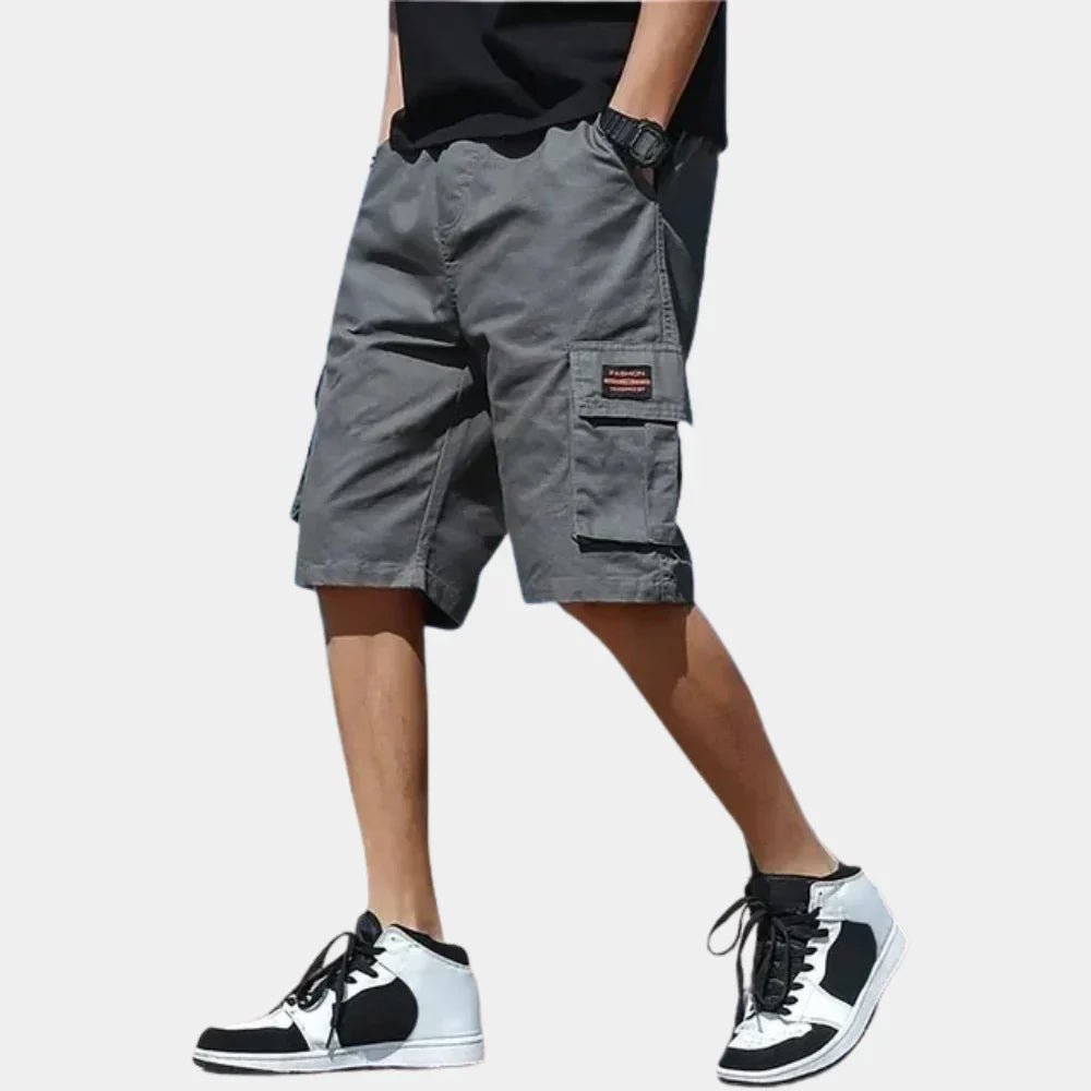 Stylish men's relaxed fit cargo shorts, a versatile choice for summer fashion, casual wear, and travel comfort.