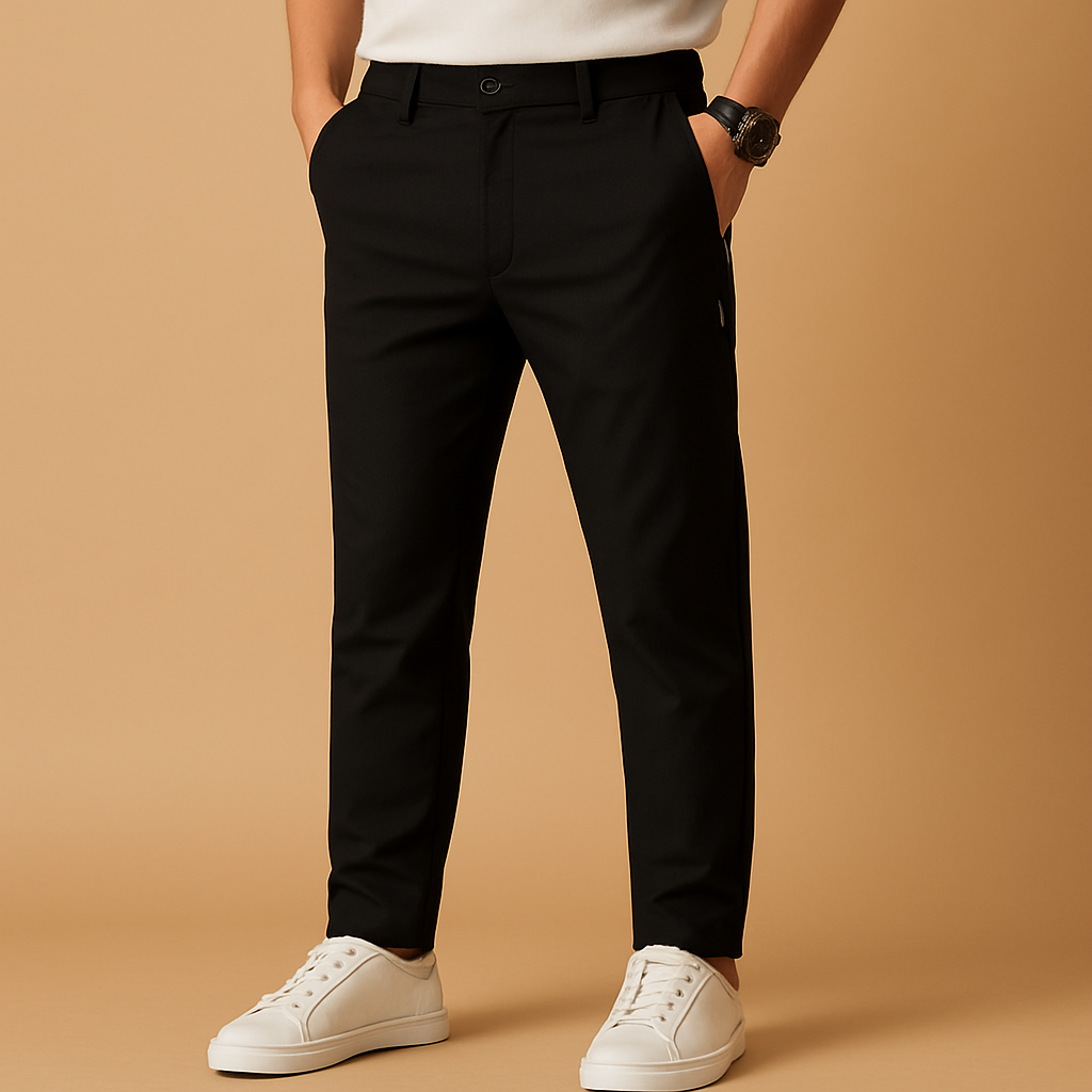 Flexible men's slim-fit gym pants, perfect for workouts, running, & active sports. Designed for peak performance.