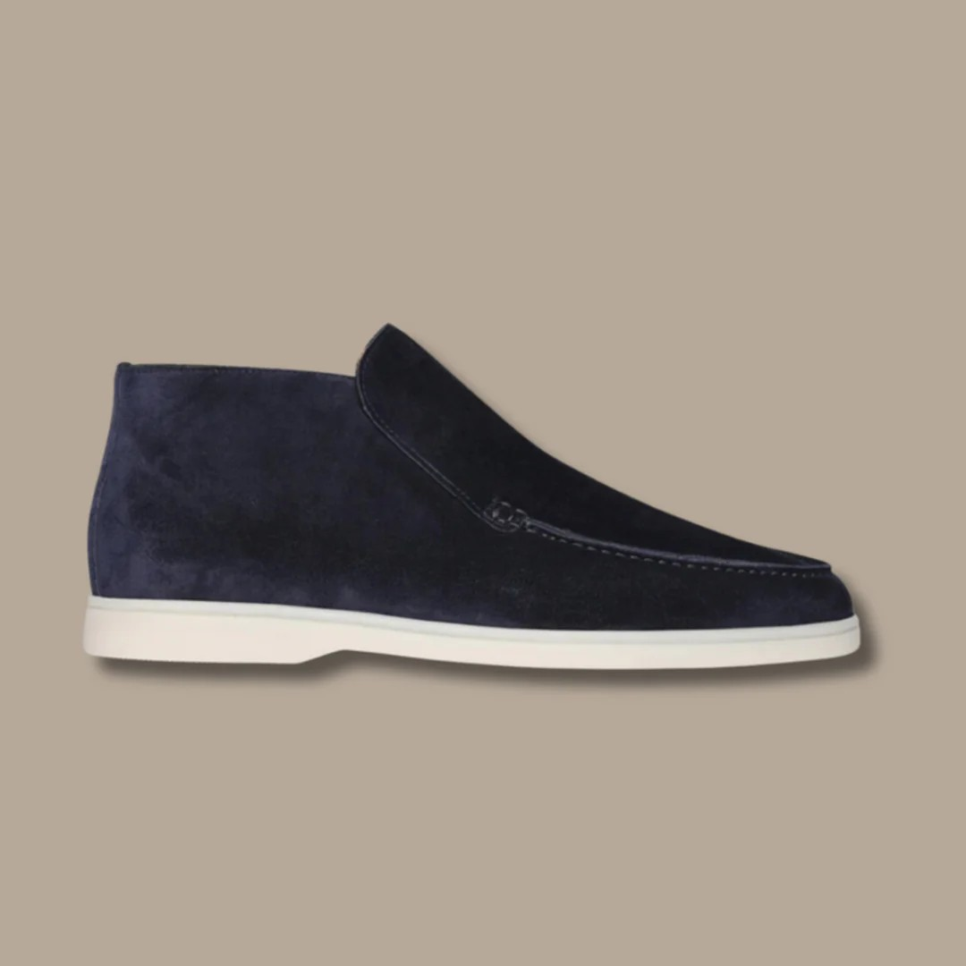 Men's smart casual slip-on ankle loafers, ideal for everyday comfort and polished versatile looks.