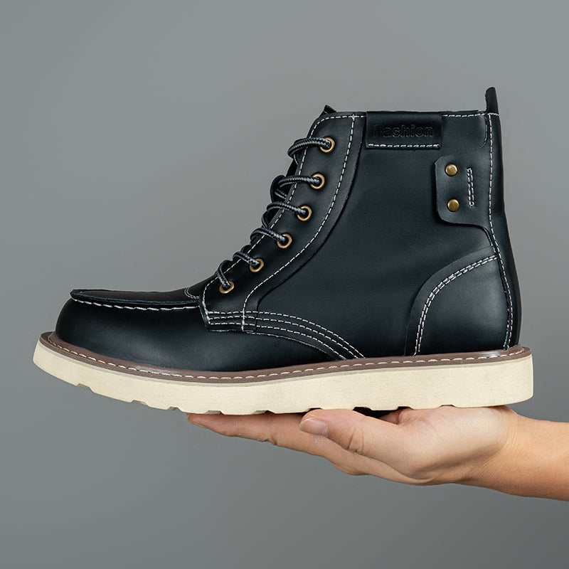 Stylish men's brown chukka boots, waterproof and incredibly comfortable for prolonged casual wear.