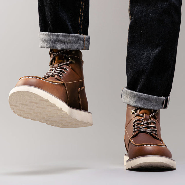 Men's black waterproof chukka boots, offering a perfect blend of comfort, style, and utility.