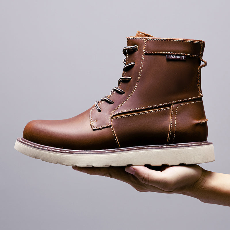 Men's versatile black chukka boots, waterproof and providing excellent value for casual footwear.