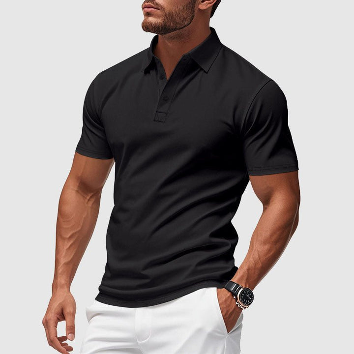 Men's Azure Crest Performance Polo Shirt - Lexians