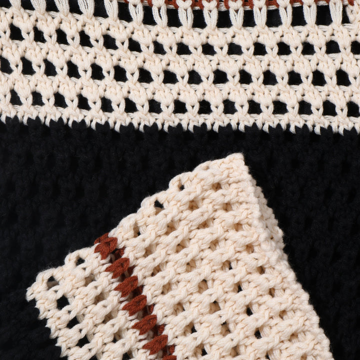 Men's Braided Cotton Beach Shorts with Elastic Waistband - Lexians