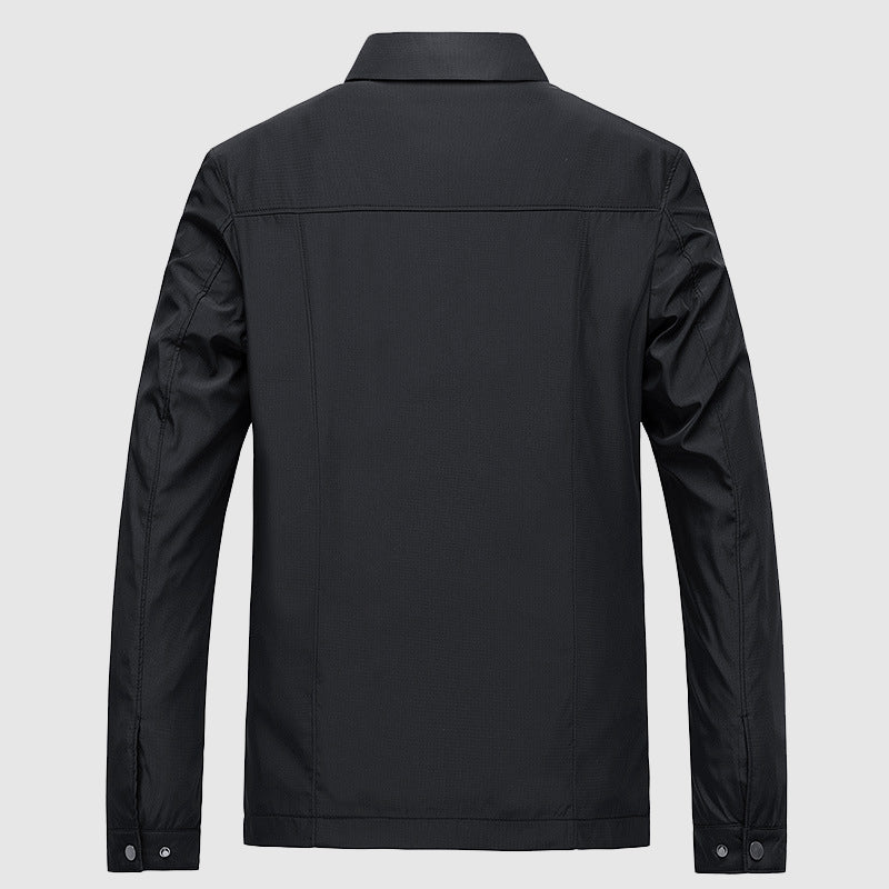 Men’s Business Spring Jacket with Turn - Down Collar - Lexians