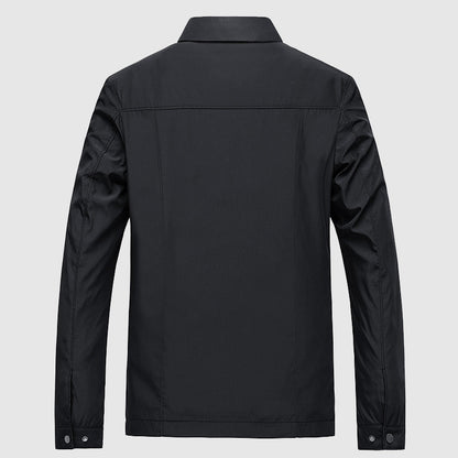 Men’s Business Spring Jacket with Turn - Down Collar - Lexians