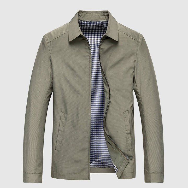 Men’s Business Spring Jacket with Turn - Down Collar - Lexians