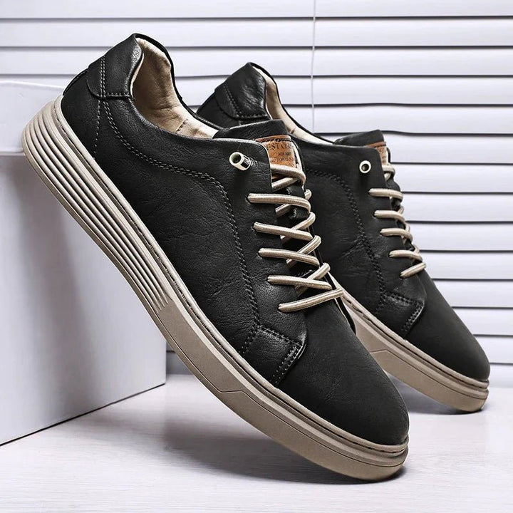 Men's Casual Leather Oxford Shoes - Versatile & Stylish - Lexians