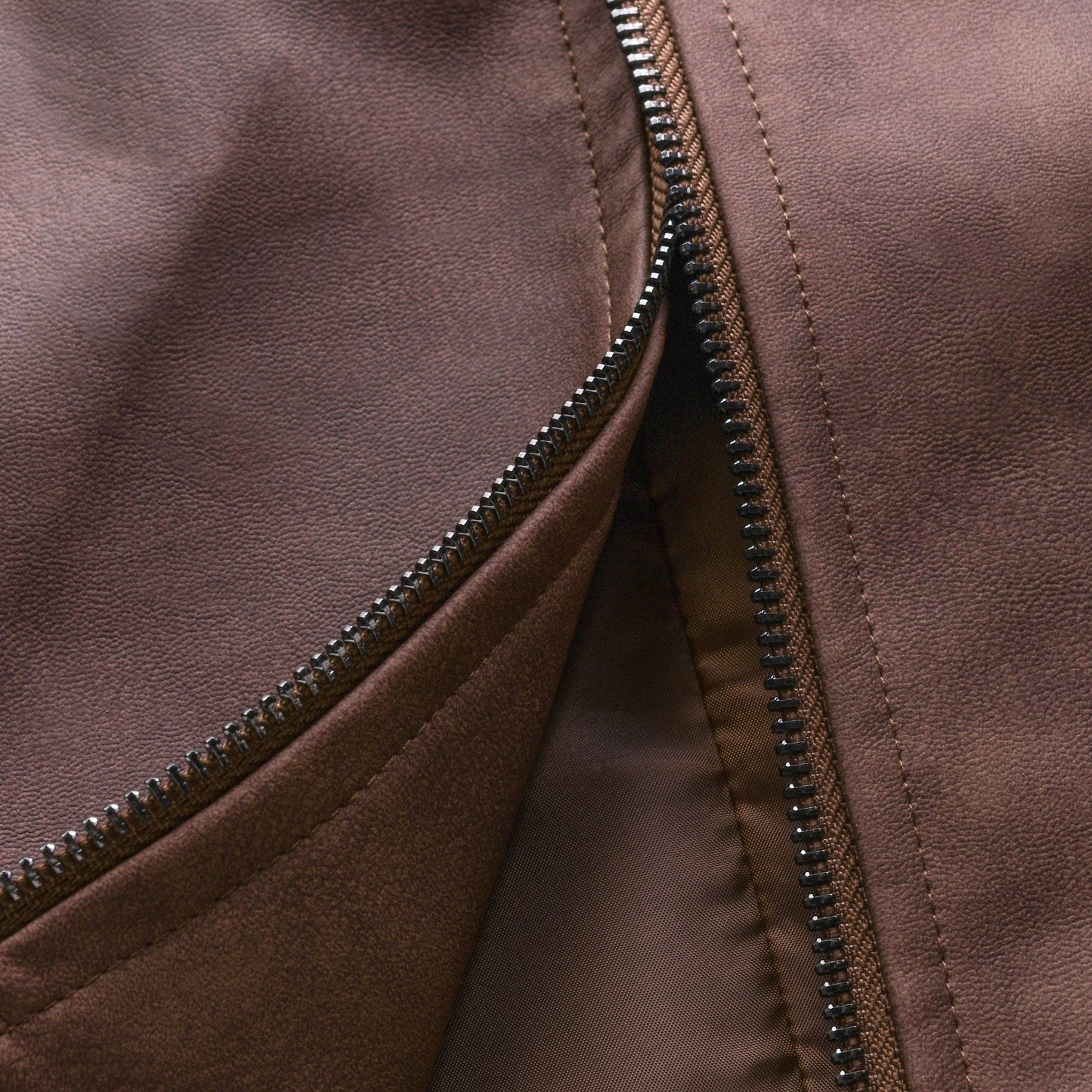 Men's Classic Fashion Leather Zipper Jacket - Lexians