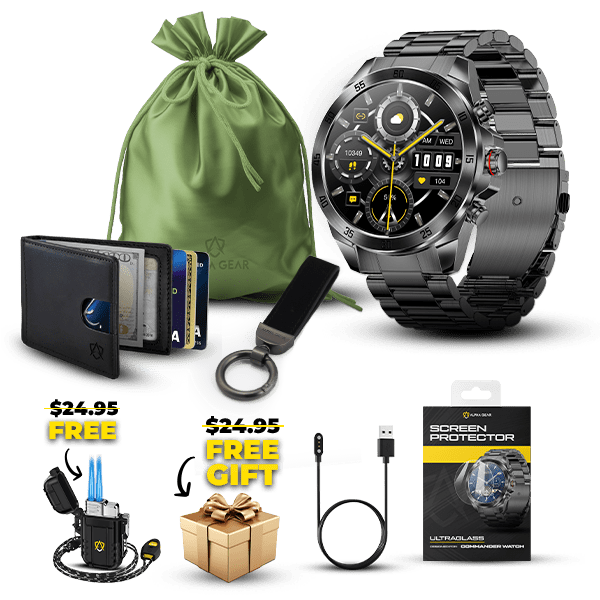 Men's Commander Smartwatch with Full - Metal Durable Design - Lexians