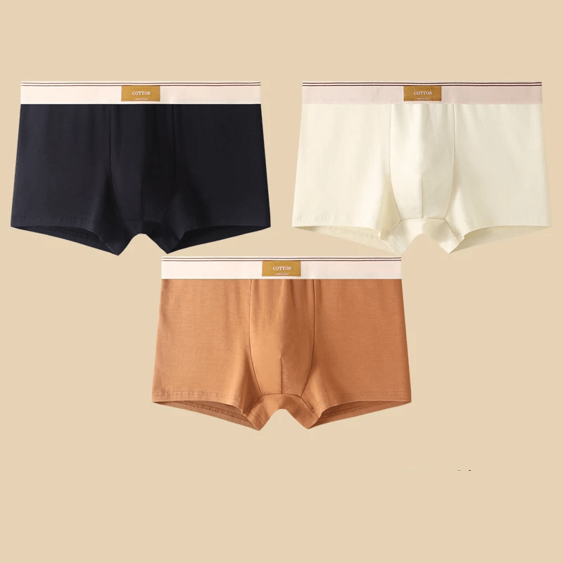 Men's Cotton Boxer Brief Set - Sweat - Wicking & No - Roll Comfort - Lexians