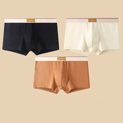 Men's Cotton Boxer Brief Set - Sweat - Wicking & No - Roll Comfort - Lexians