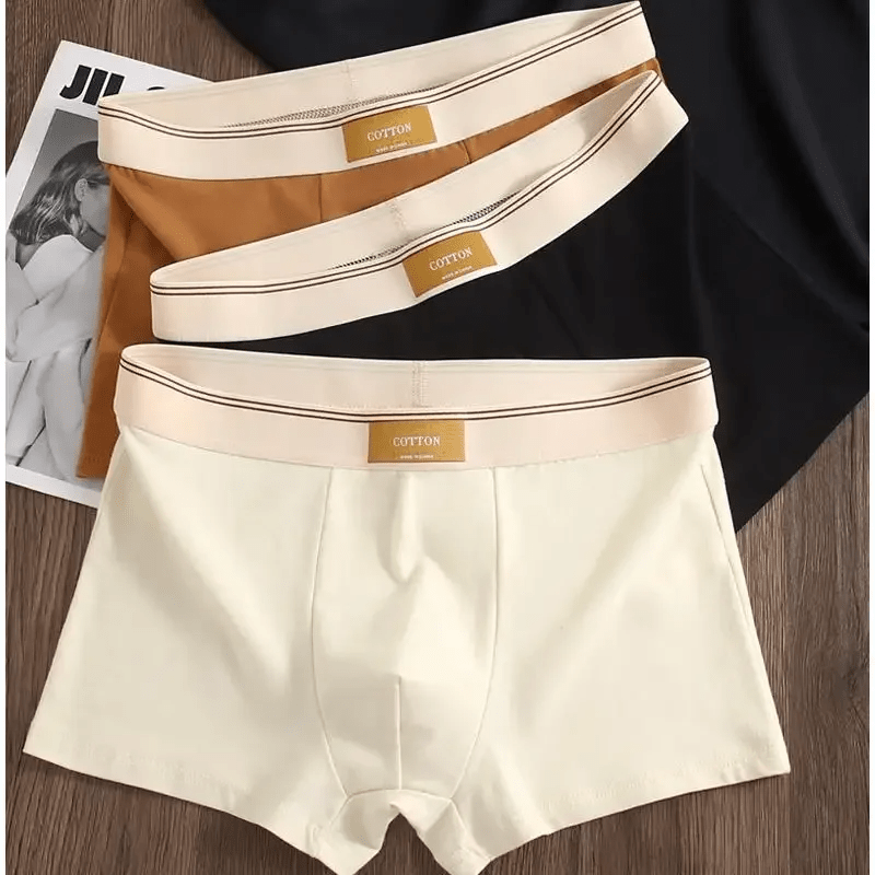 Men's Cotton Boxer Brief Set - Sweat - Wicking & No - Roll Comfort - Lexians