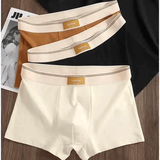 Men's Cotton Boxer Brief Set - Sweat - Wicking & No - Roll Comfort - Lexians