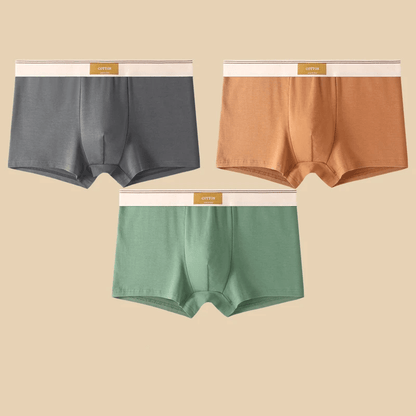 Men's Cotton Boxer Brief Set - Sweat - Wicking & No - Roll Comfort - Lexians