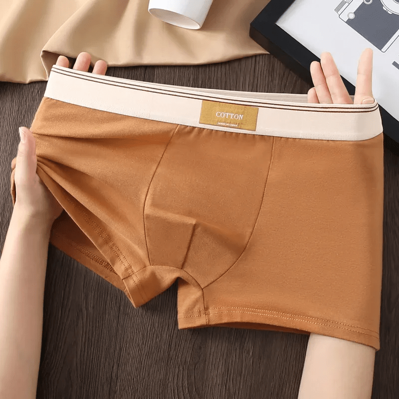 Men's Cotton Boxer Brief Set - Sweat - Wicking & No - Roll Comfort - Lexians