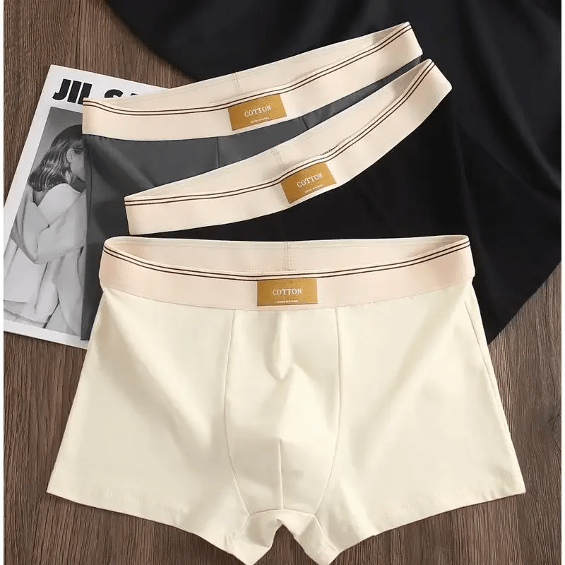 Men's Cotton Boxer Brief Set - Sweat - Wicking & No - Roll Comfort - Lexians