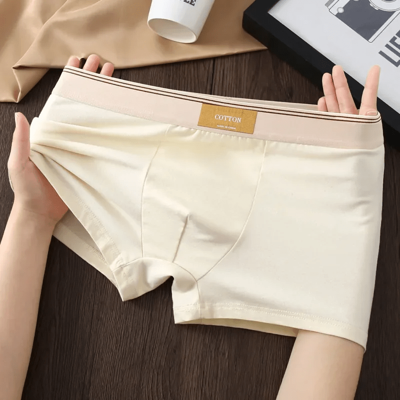 Men's Cotton Boxer Brief Set - Sweat - Wicking & No - Roll Comfort - Lexians