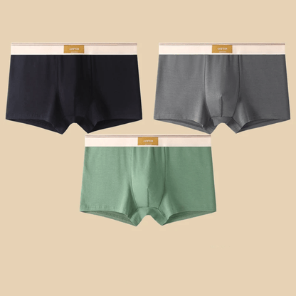 Men's Cotton Boxer Brief Set - Sweat - Wicking & No - Roll Comfort - Lexians