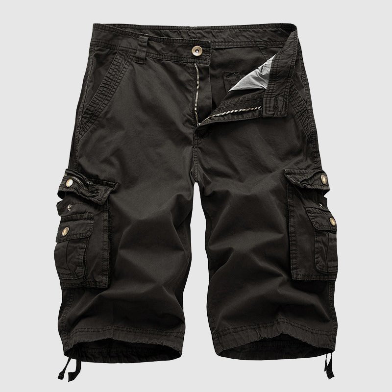 Men's Cotton Cargo Shorts - Multi - pocket, Outdoor Explorer - Lexians