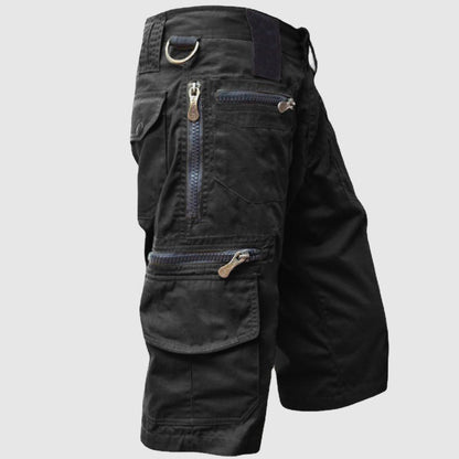 Men's Cotton Multi - Pocket Scout Shorts with Zipper Fly - Lexians