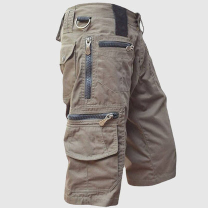 Men's Cotton Multi - Pocket Scout Shorts with Zipper Fly - Lexians