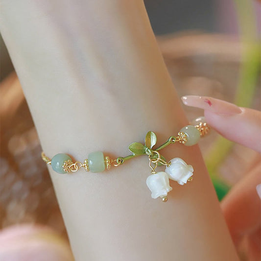 Men's Green Jade Bead Prosperity Bracelet for Wealth & Luck - Lexians