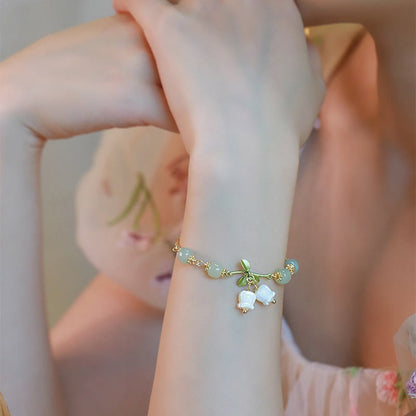 Men's Green Jade Bead Prosperity Bracelet for Wealth & Luck - Lexians