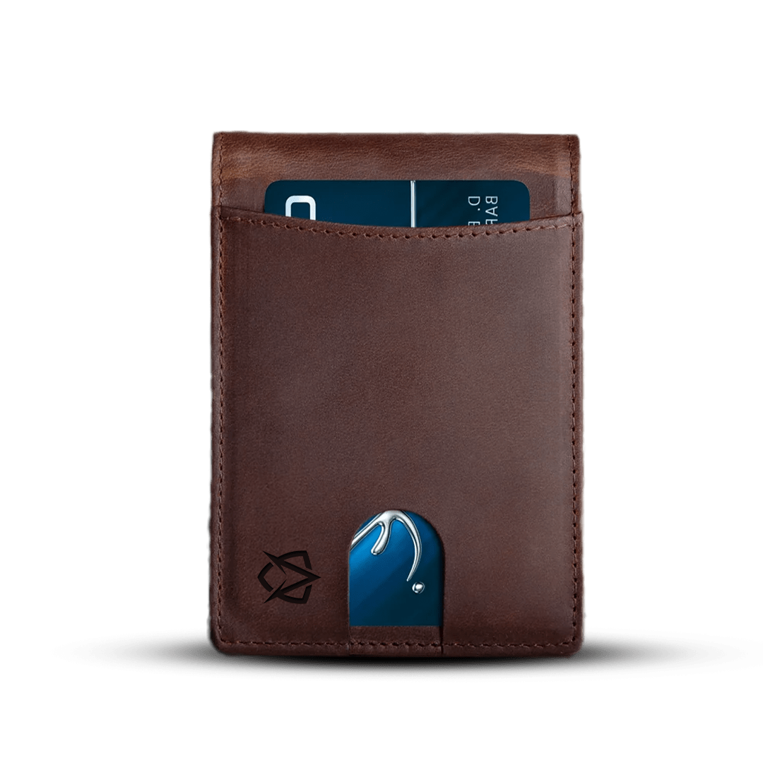 Men's Leather Wallet for Quick Card Access and RFID Safety - Lexians