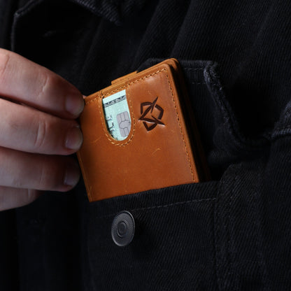Men's Leather Wallet for Quick Card Access and RFID Safety - Lexians