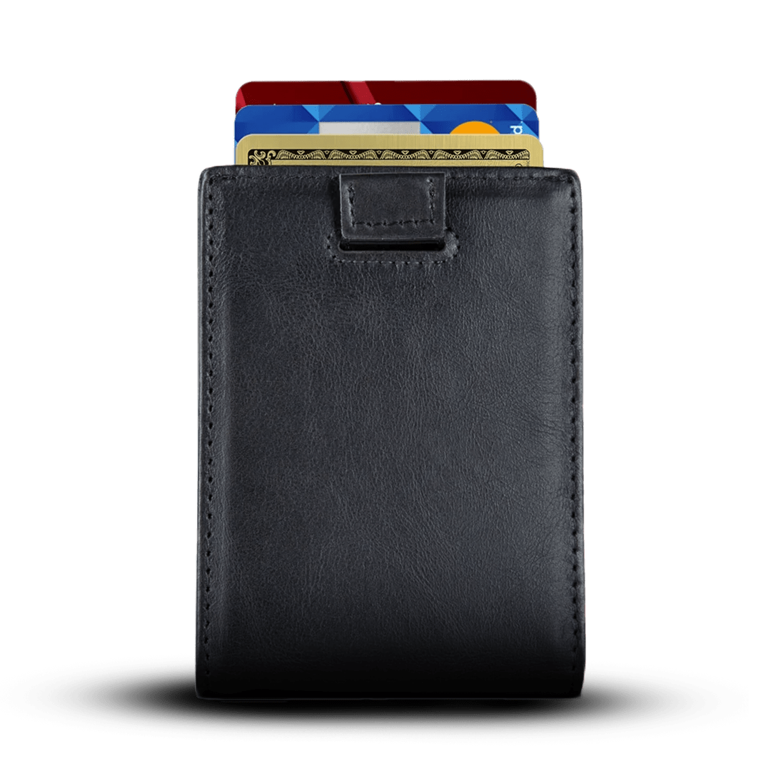 Men's Leather Wallet for Quick Card Access and RFID Safety - Lexians