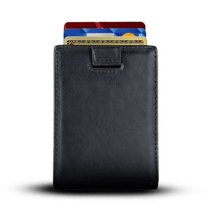 Men's Leather Wallet for Quick Card Access and RFID Safety - Lexians