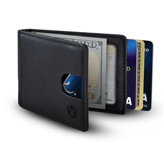 Men's Leather Wallet for Quick Card Access and RFID Safety - Lexians