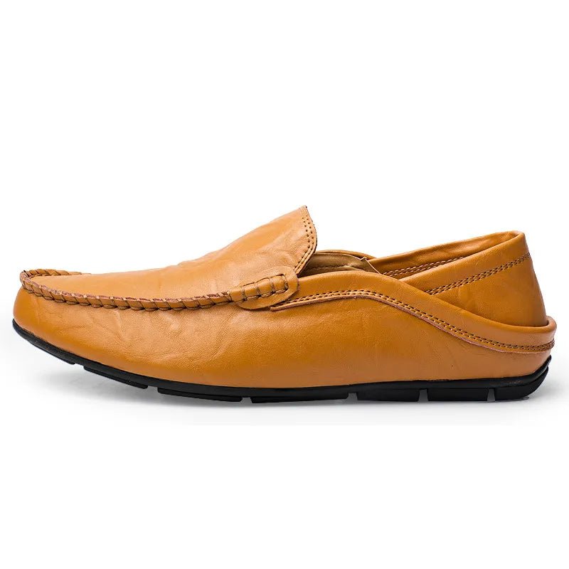 Men's Luxury Italian Leather Moccasins - Slip - On Shoes - Lexians