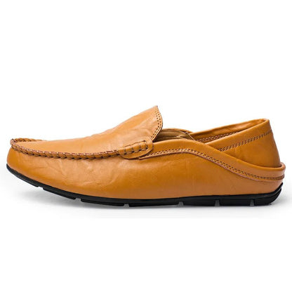 Men's Luxury Italian Leather Moccasins - Slip - On Shoes - Lexians