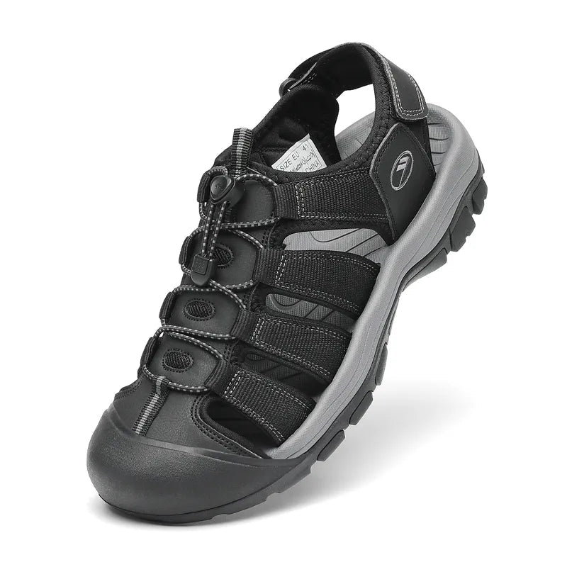 Men's Outdoor Trekking Sandals with Mesh Upper - Lexians
