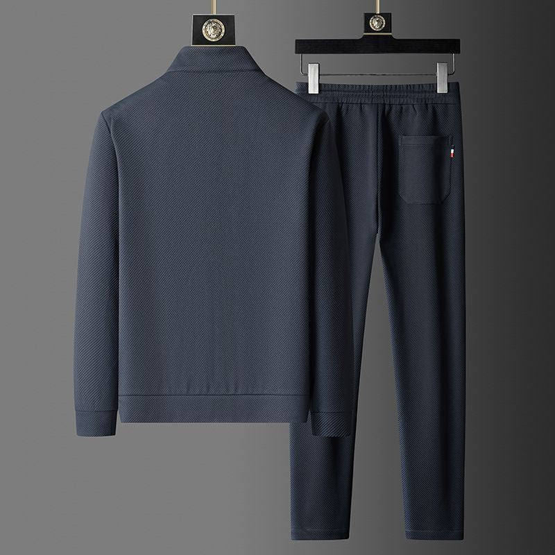 Men's Premium Lycra Tracksuit Set with Tapered Fit - Lexians