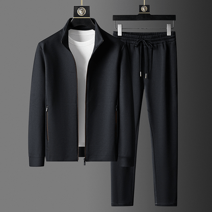 Men's Premium Lycra Tracksuit Set with Tapered Fit - Lexians
