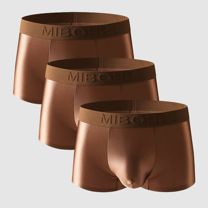 Men's Ultra - Soft Satin Boxers with Stretch Comfort - Lexians