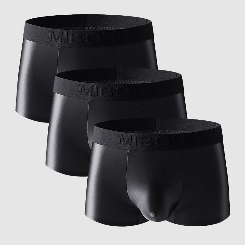 Men's Ultra - Soft Satin Boxers with Stretch Comfort - Lexians