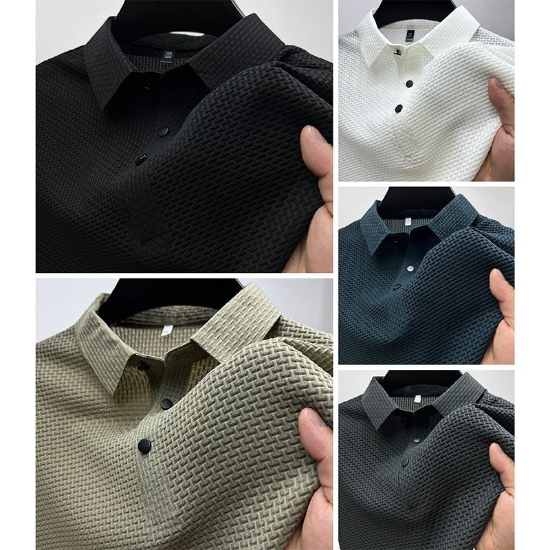 Men's Venice Polo Shirt - Modern Knitted Style - Lexians
